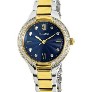 Bulova Women's Two Tone 28mm Watch w/ box